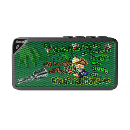 christmas spirits of boston - Jabba Bluetooth Speaker (dark green)