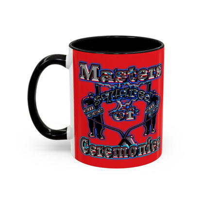 em cee squared - Accent Mug (red)