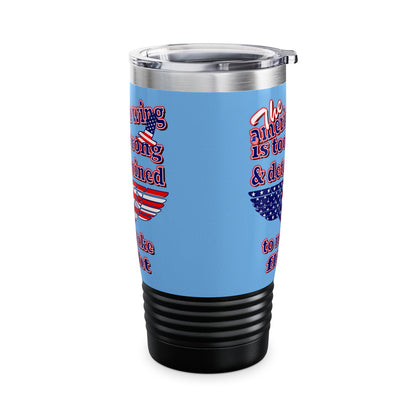 american wing - Ringneck Tumbler, 20oz (light blue)