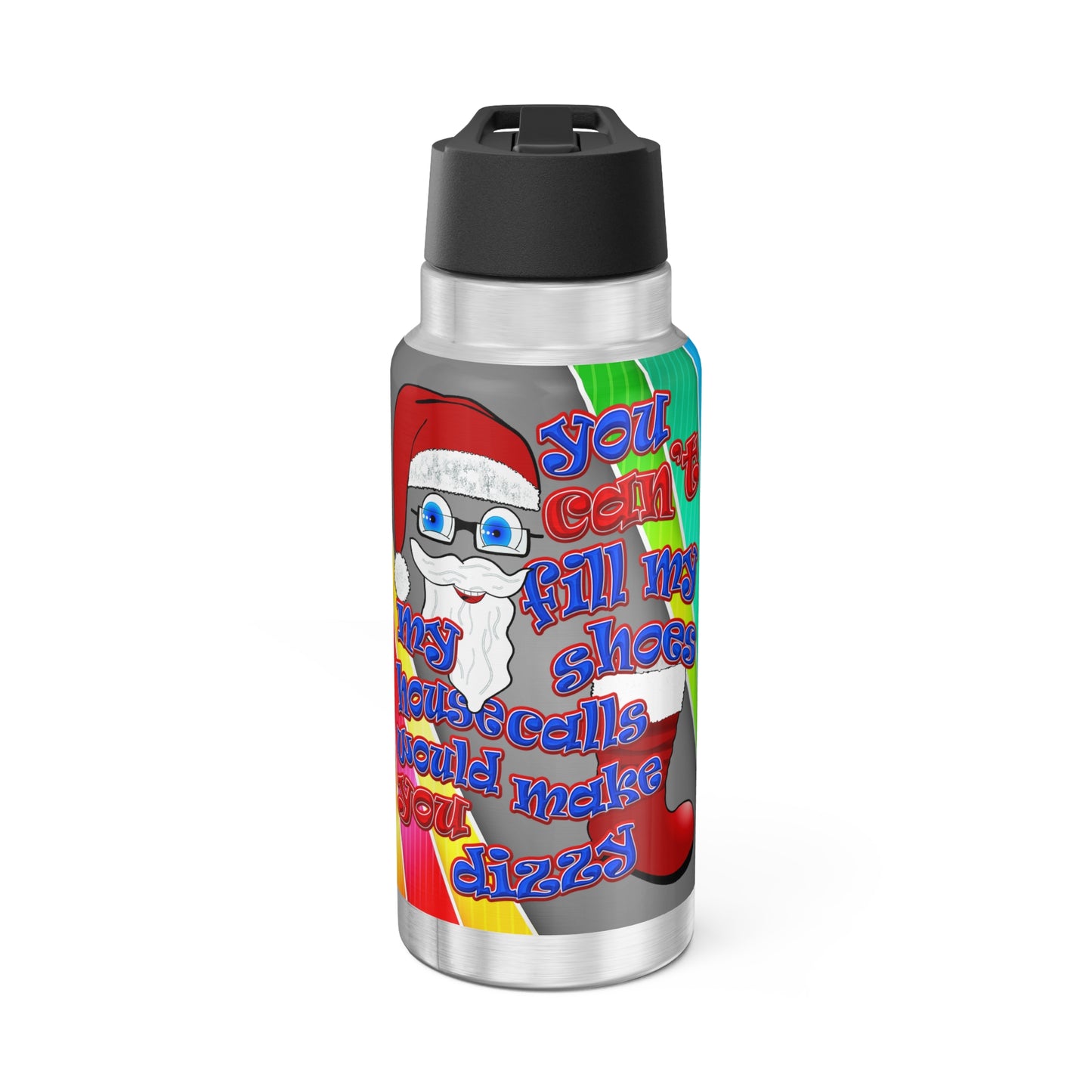 santa's shoes - Gator Tumbler, 32oz  (rainbow split)