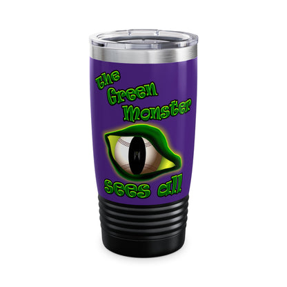 green monster - Ringneck Tumbler, 20oz (purple)