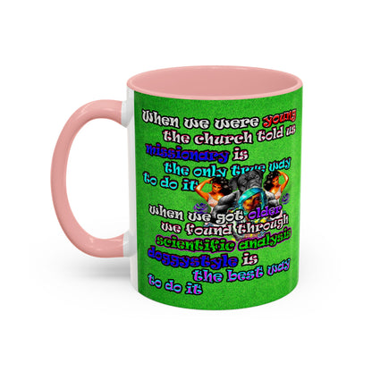 doggystyle - Accent Mug (green turf)