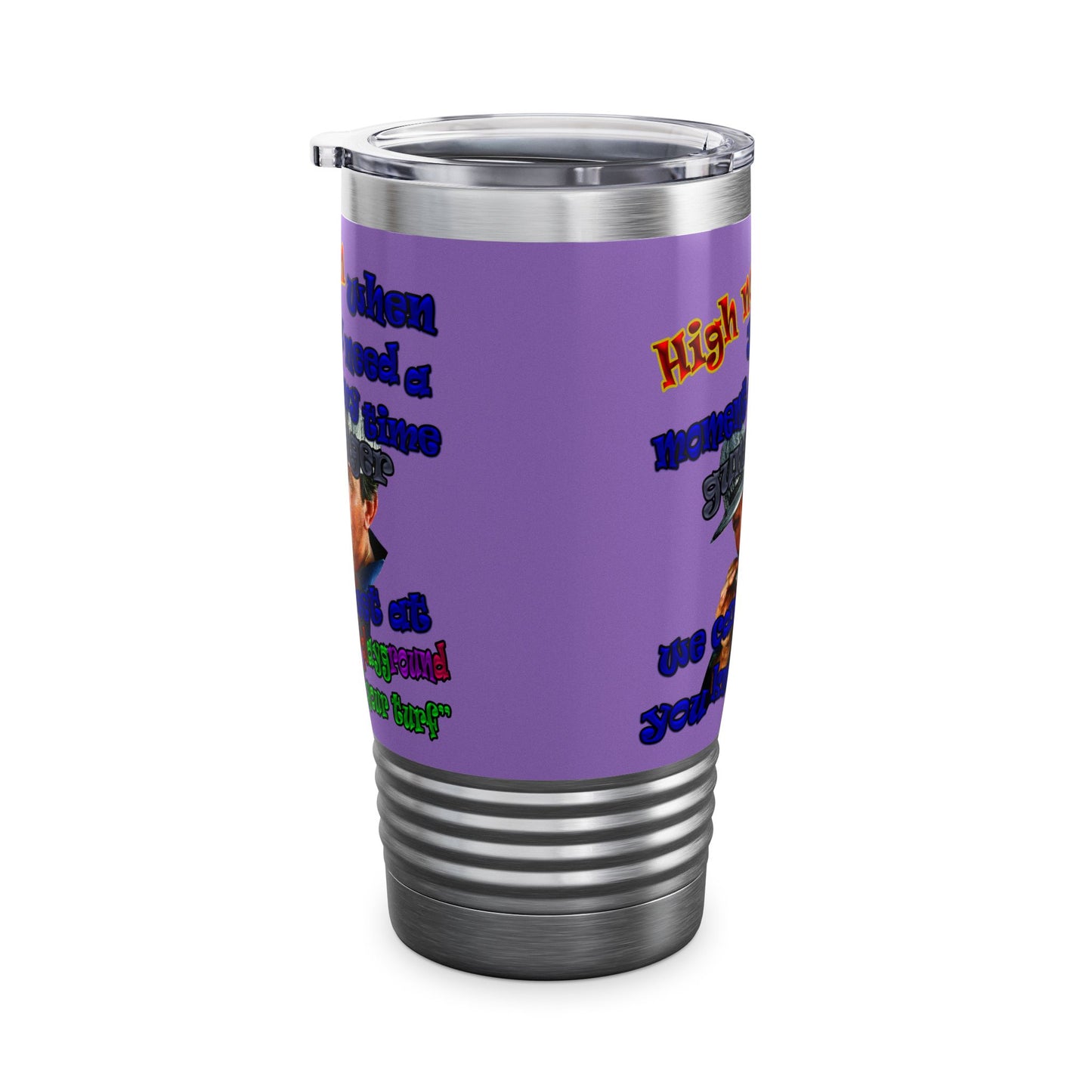 high noon - Ringneck Tumbler, 20oz (light purple)