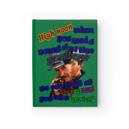 high noon - journal-blank (dark green)