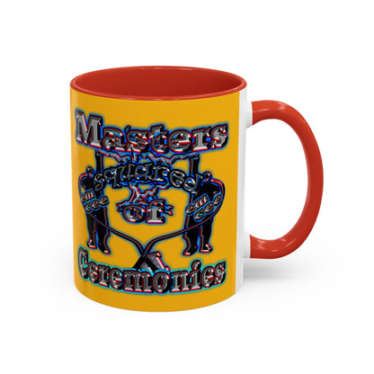 em cee squared - Accent Mug (yellow)