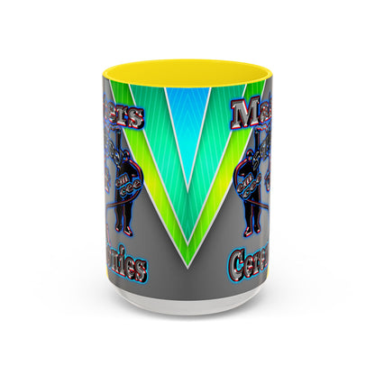 em cee squared - Accent Mug (rainbow split)