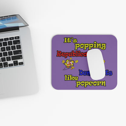 popping like popcorn - Mouse Pad (Rectangle) (light purple)
