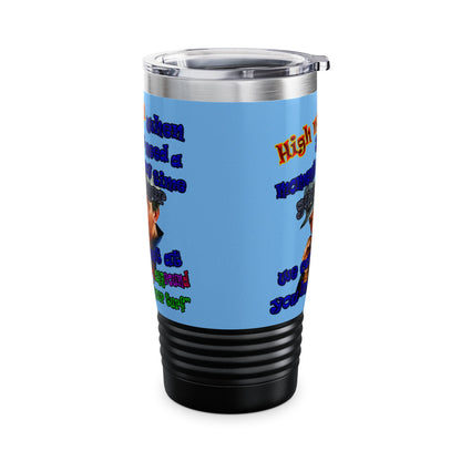 high noon - Ringneck Tumbler, 20oz (light blue)