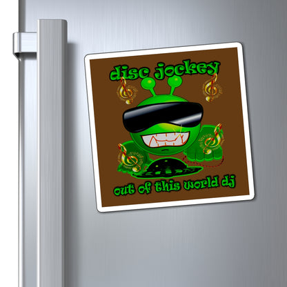 disc jockey - Magnets - (brown)