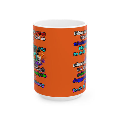 doggystyle - White Mug (orange)
