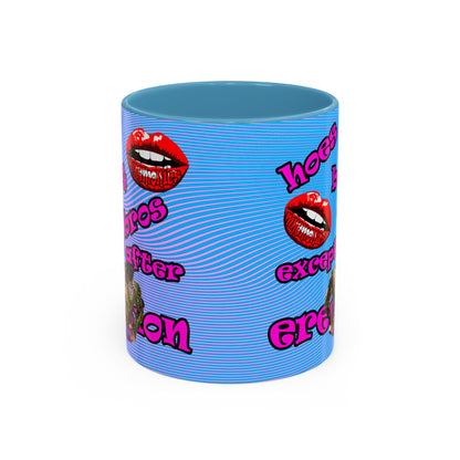 hoes b4 bros - Accent Mug (light blue-purple wave)