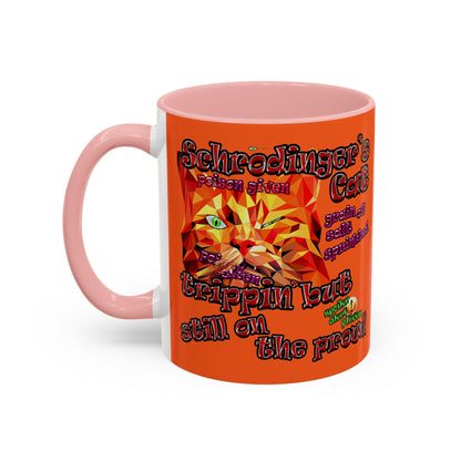schrodinger's cat - Accent Mug (orange)