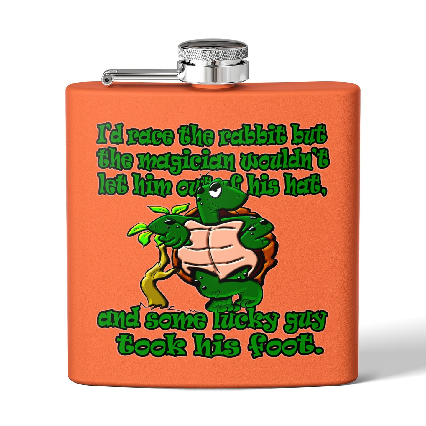 turtle race - Stainless Steel Flask