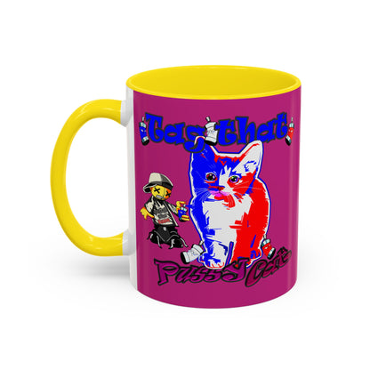 tag that - Accent Mug (pink)