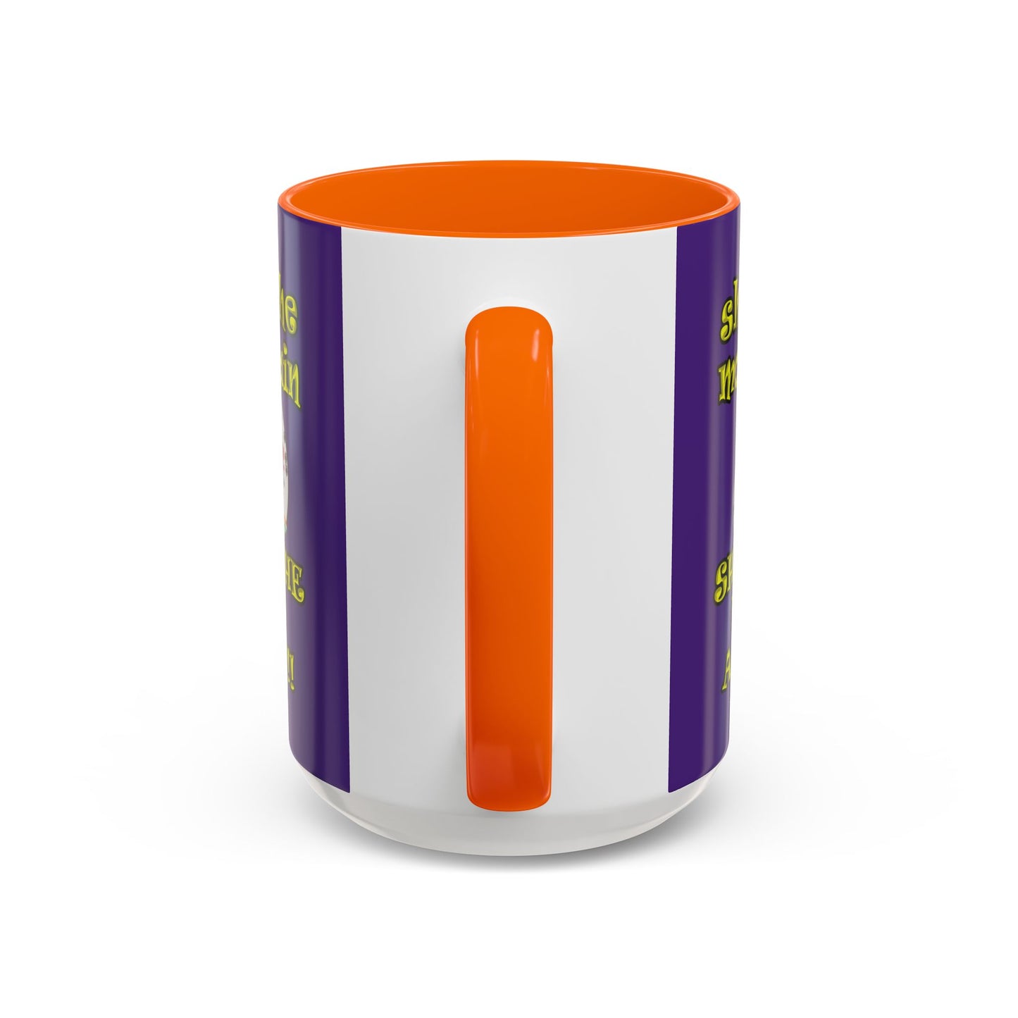 shoot the moon again - Accent Mug (purple)