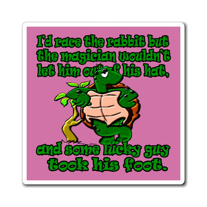 turtle race - Magnets - (light pink)