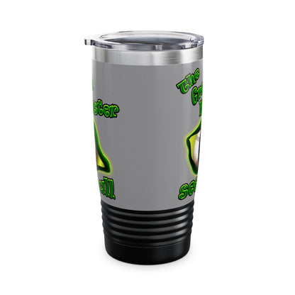 green monster - Ringneck Tumbler, 20oz (grey)