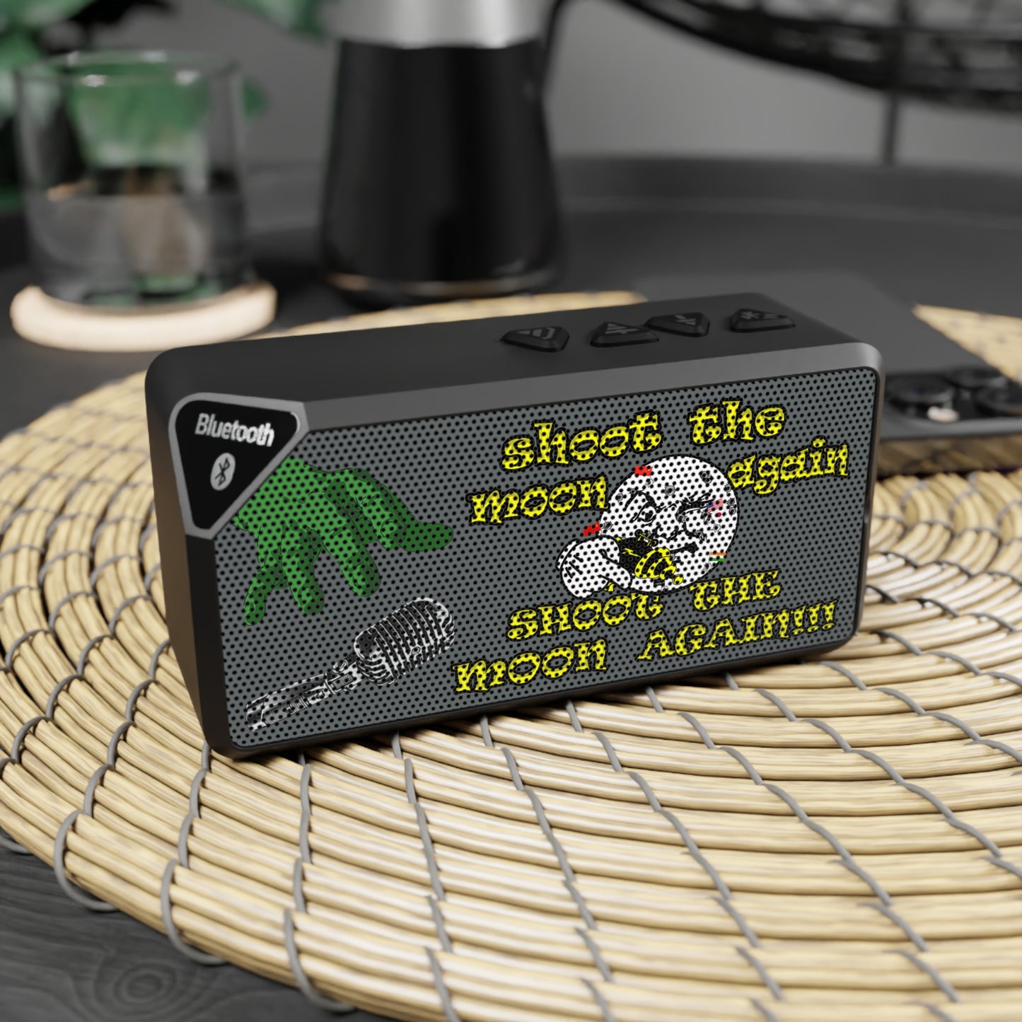 shoot the moon again - Jabba Bluetooth Speaker (dark grey)