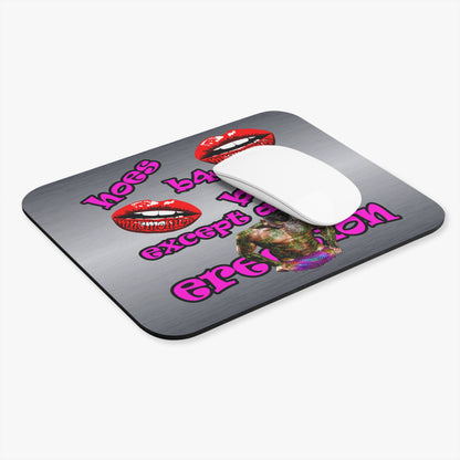 hoes b4 bros - Mouse Pad (Rectangle) (brushed nickel)