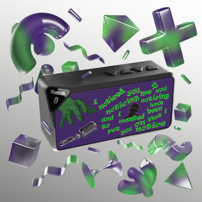 noticed you noticing - Jabba Bluetooth Speaker (purple)