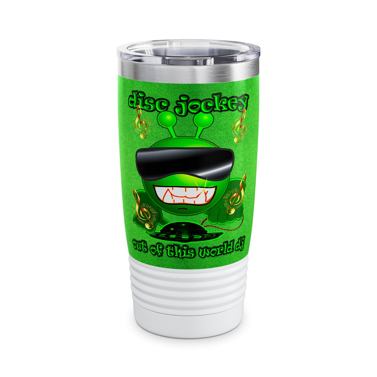 disc jockey - Ringneck Tumbler, 20oz (green turf)