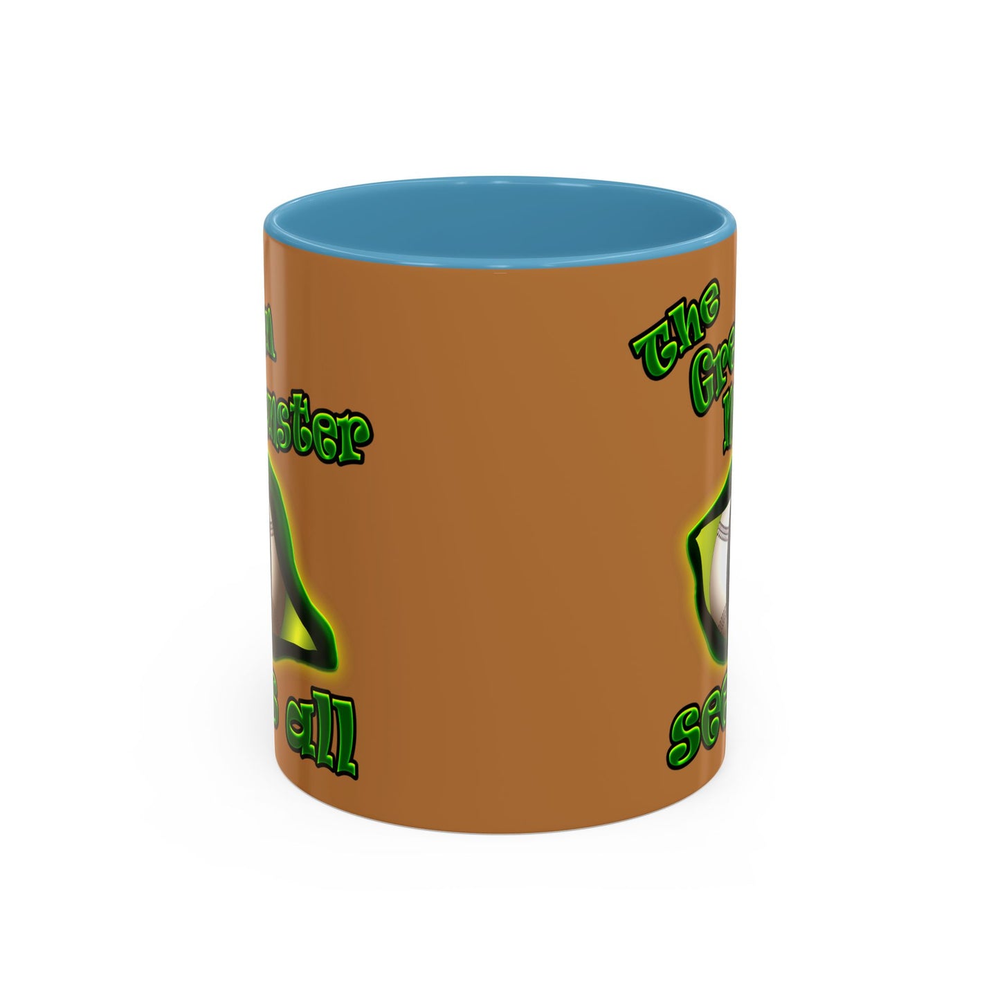 green monster - Accent Mug (light brown)