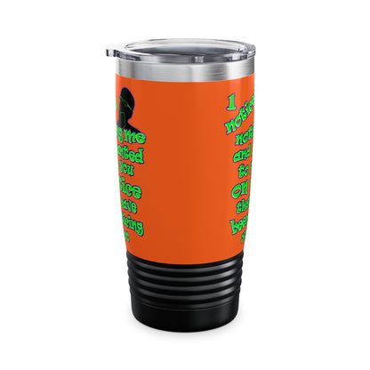 noticed you noticing - Ringneck Tumbler, 20oz (orange)