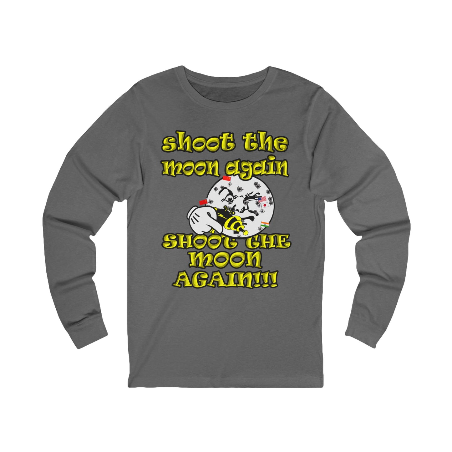 shoot the moon again - Unisex Jersey Long Sleeve Tee