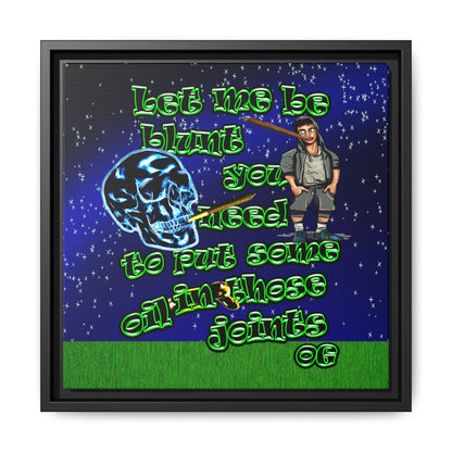 og - framed canvas art ('snoops' background)