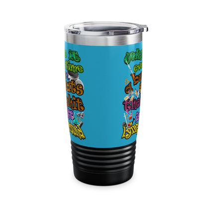 the bum's shit - Ringneck Tumbler, 20oz (turquoise)