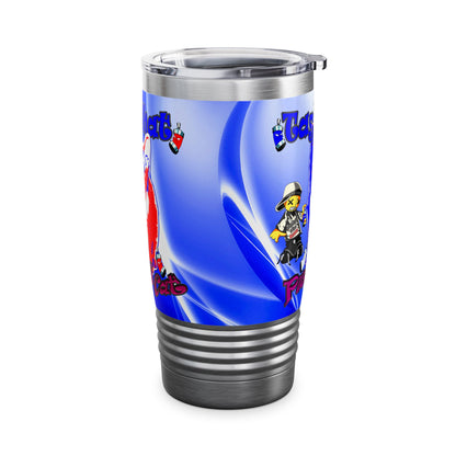 tag that - Ringneck Tumbler, 20oz (blue-white wave)
