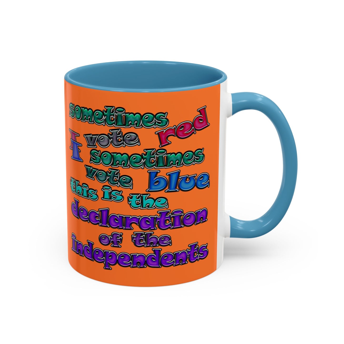 declaration of the independents - Accent Mug (crusta)