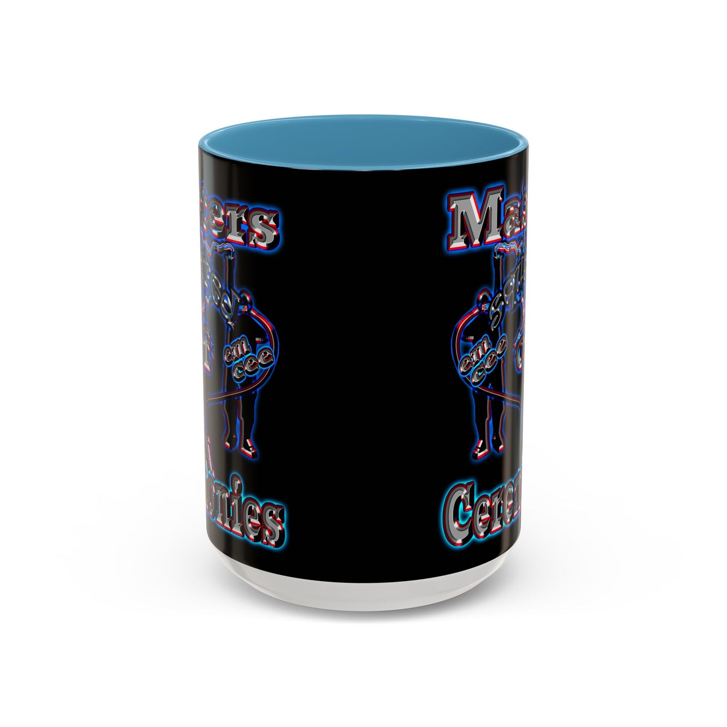 em cee squared - Accent Mug (black)