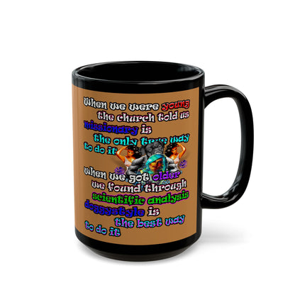 doggystyle - Black Mug (light brown)