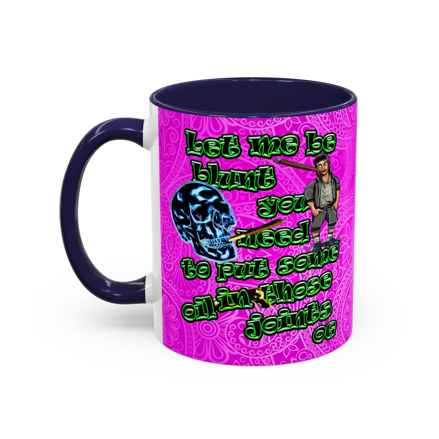 og - Accent Mug (pink swirl)