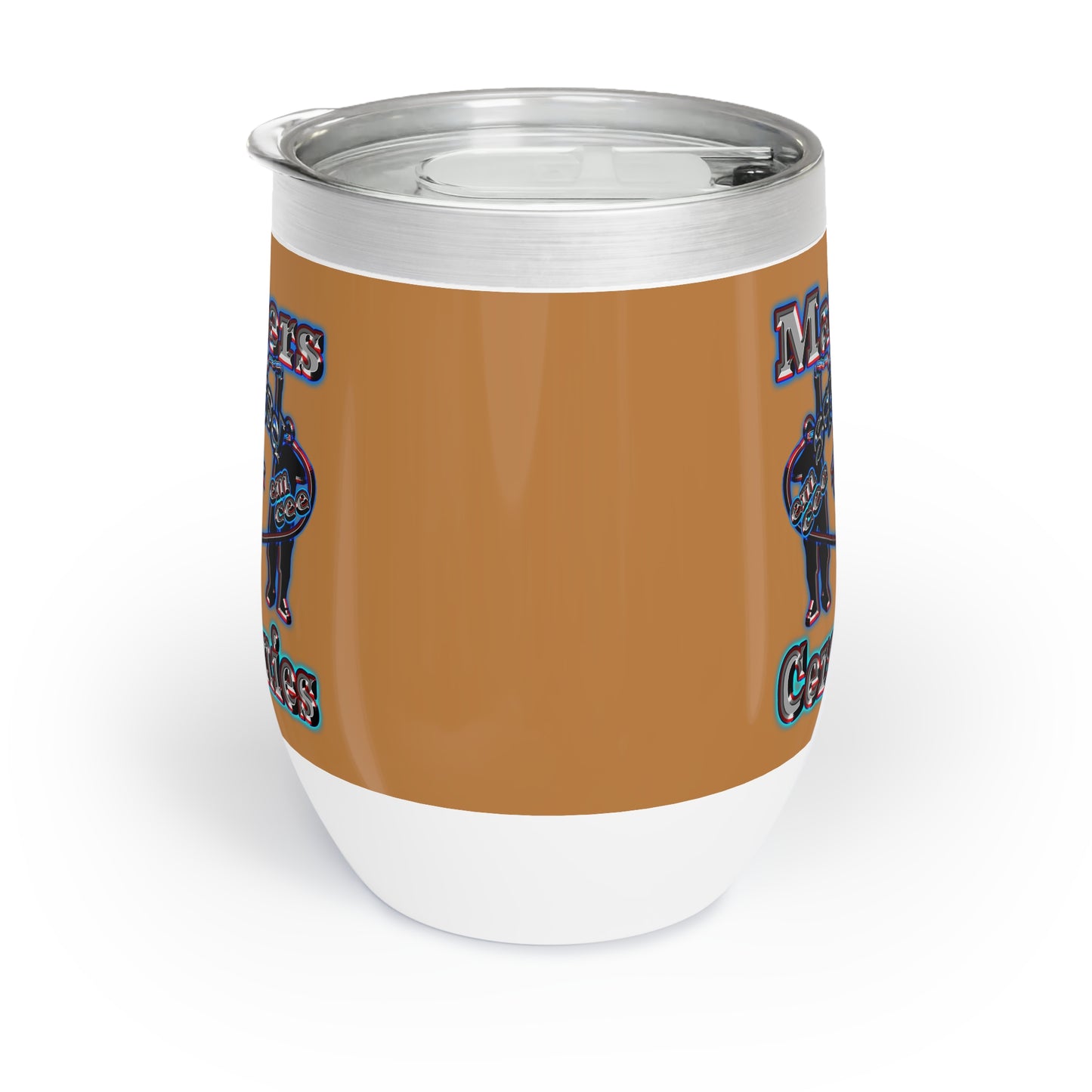 em cee squared - Chill Wine Tumbler (light brown)