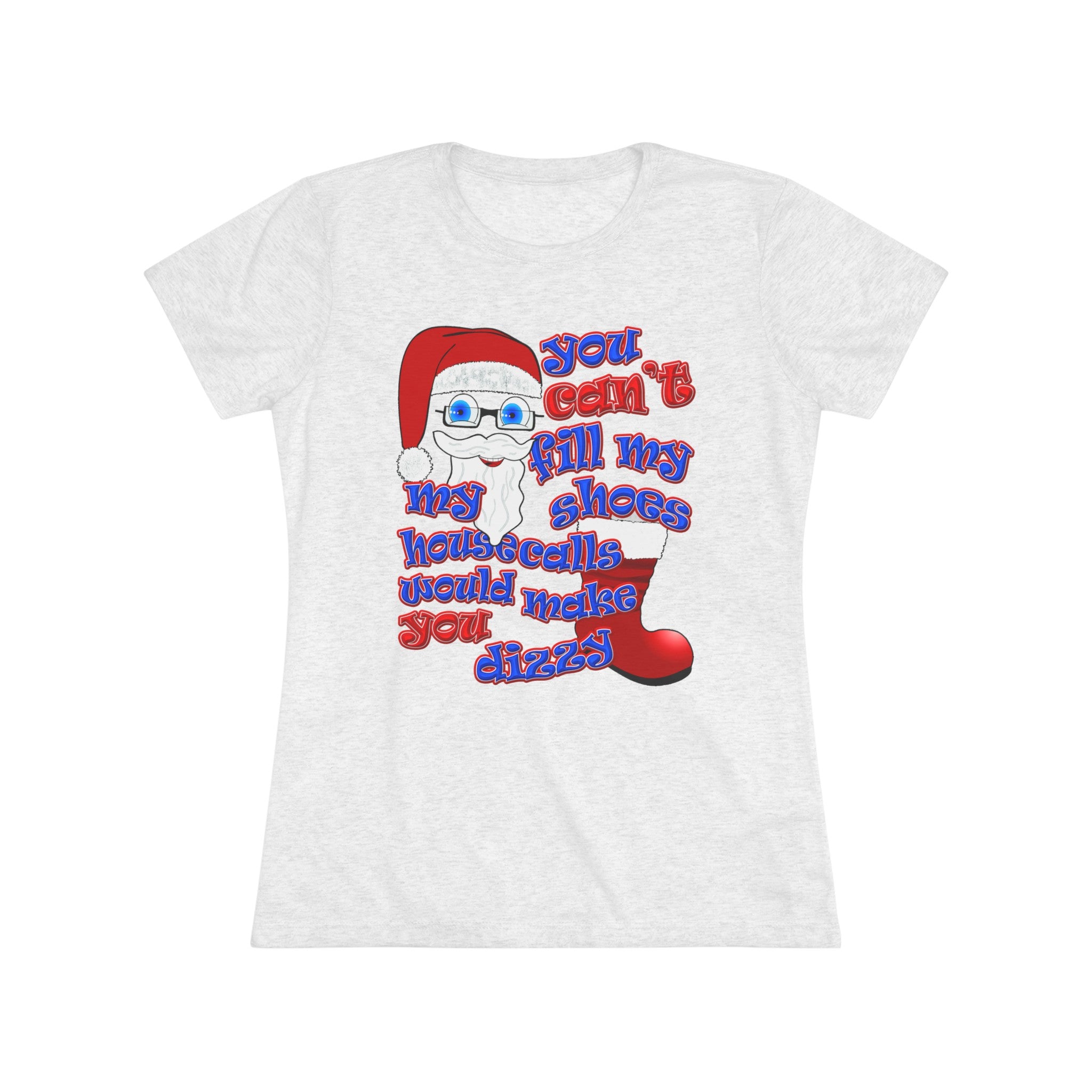 santa's shoes - Women's Triblend Tee