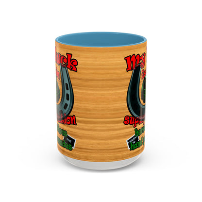 my luck - Accent Mug (butterscotch wood finish)