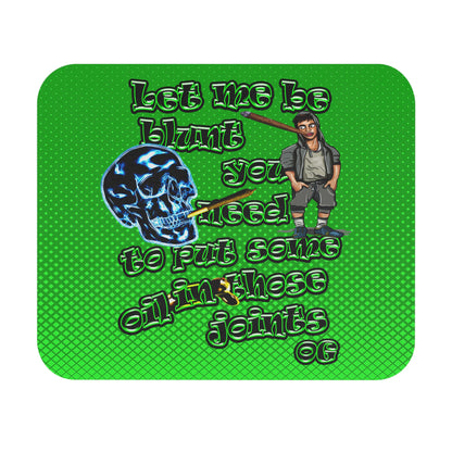 og - Mouse Pad (Rectangle) (logo green)