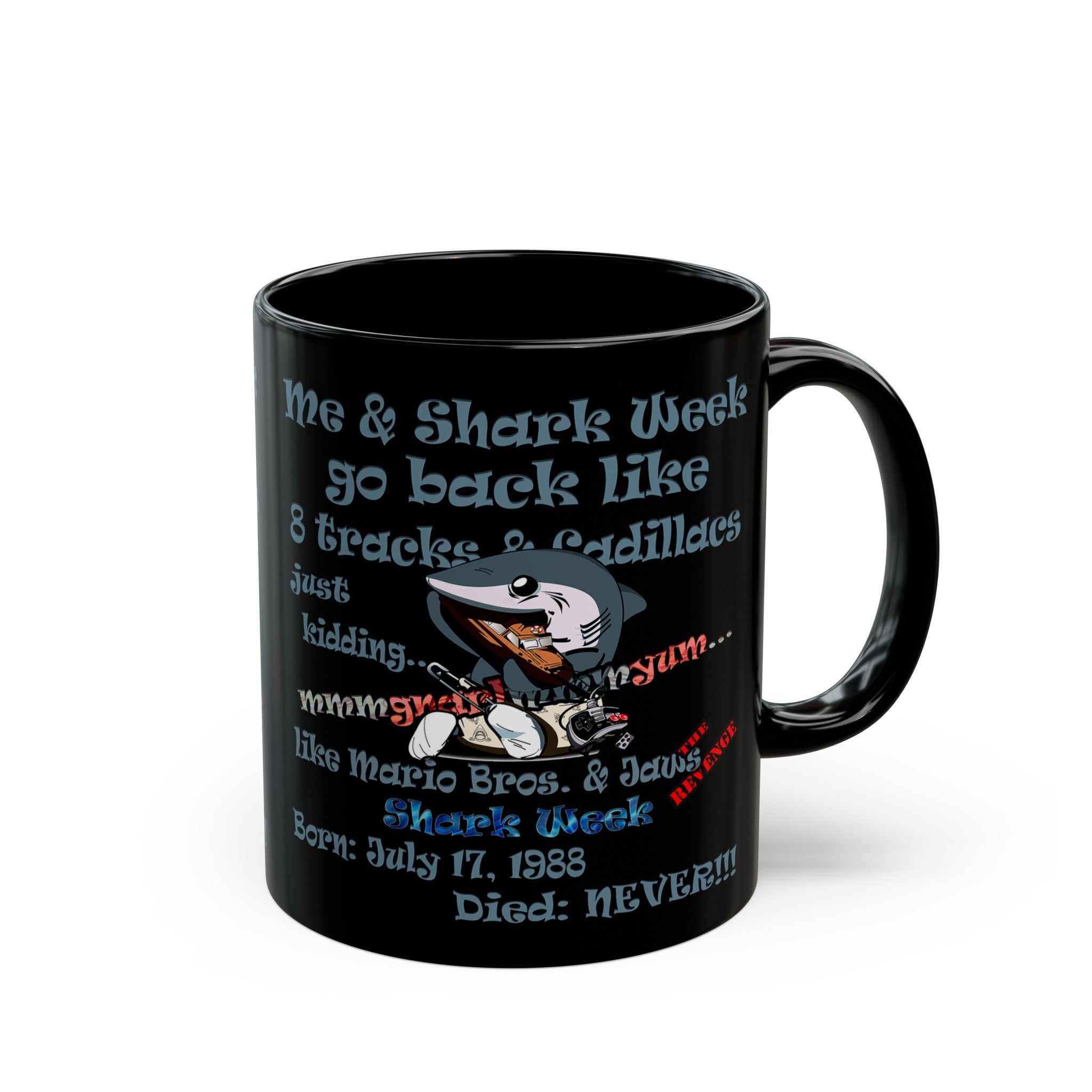 shark week - Black Mug