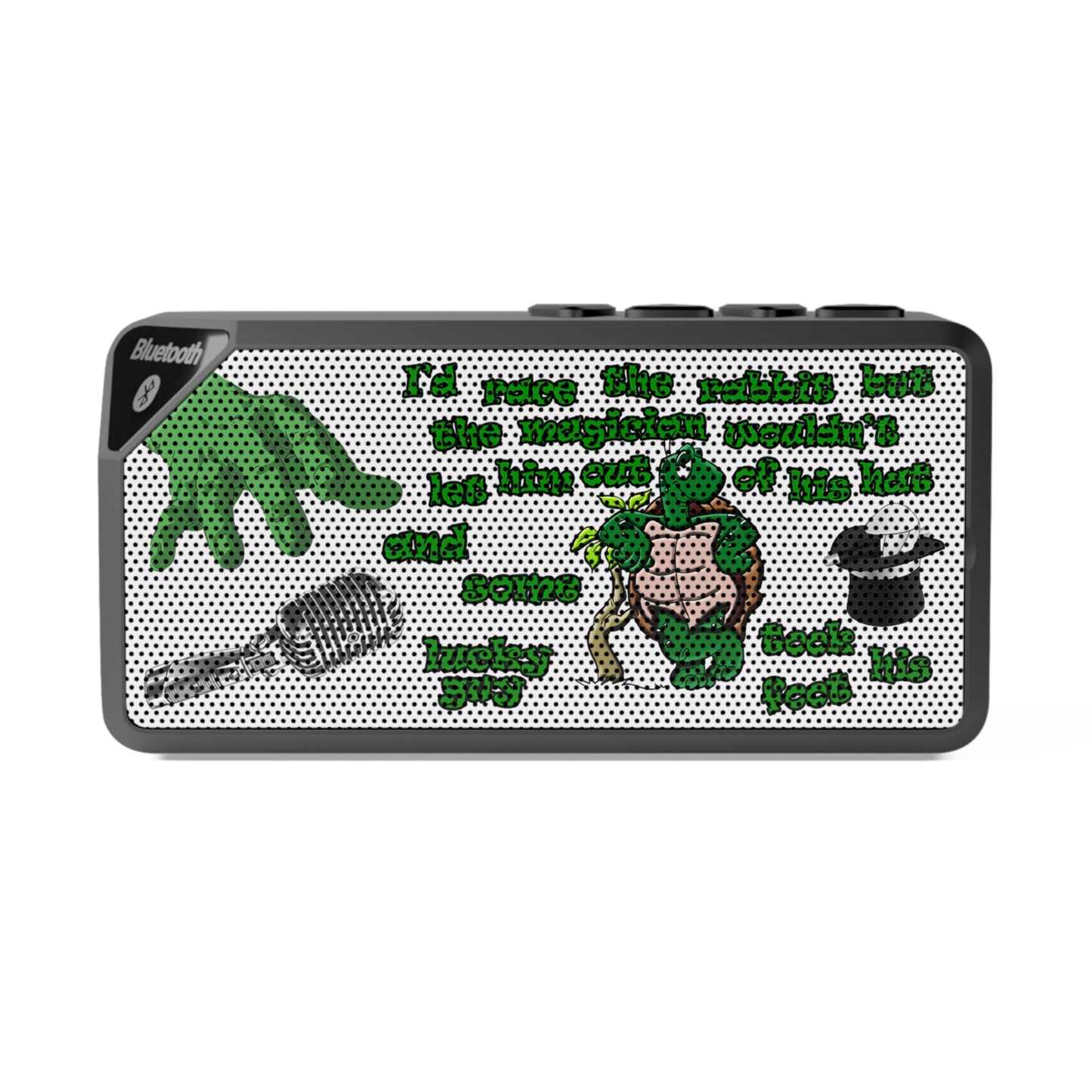 turtle race - Jabba Bluetooth Speaker (white)
