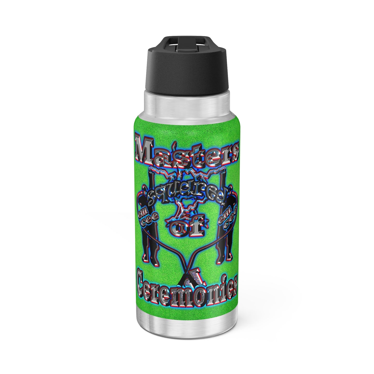 em cee squared - Gator Tumbler, 32oz (green turf)