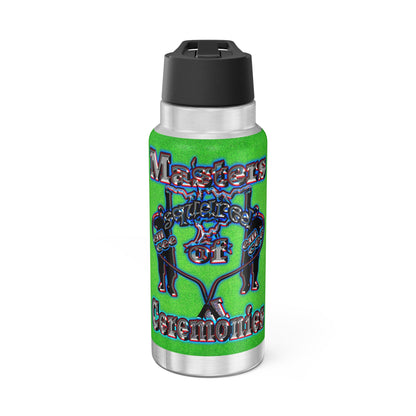 em cee squared - Gator Tumbler, 32oz (green turf)