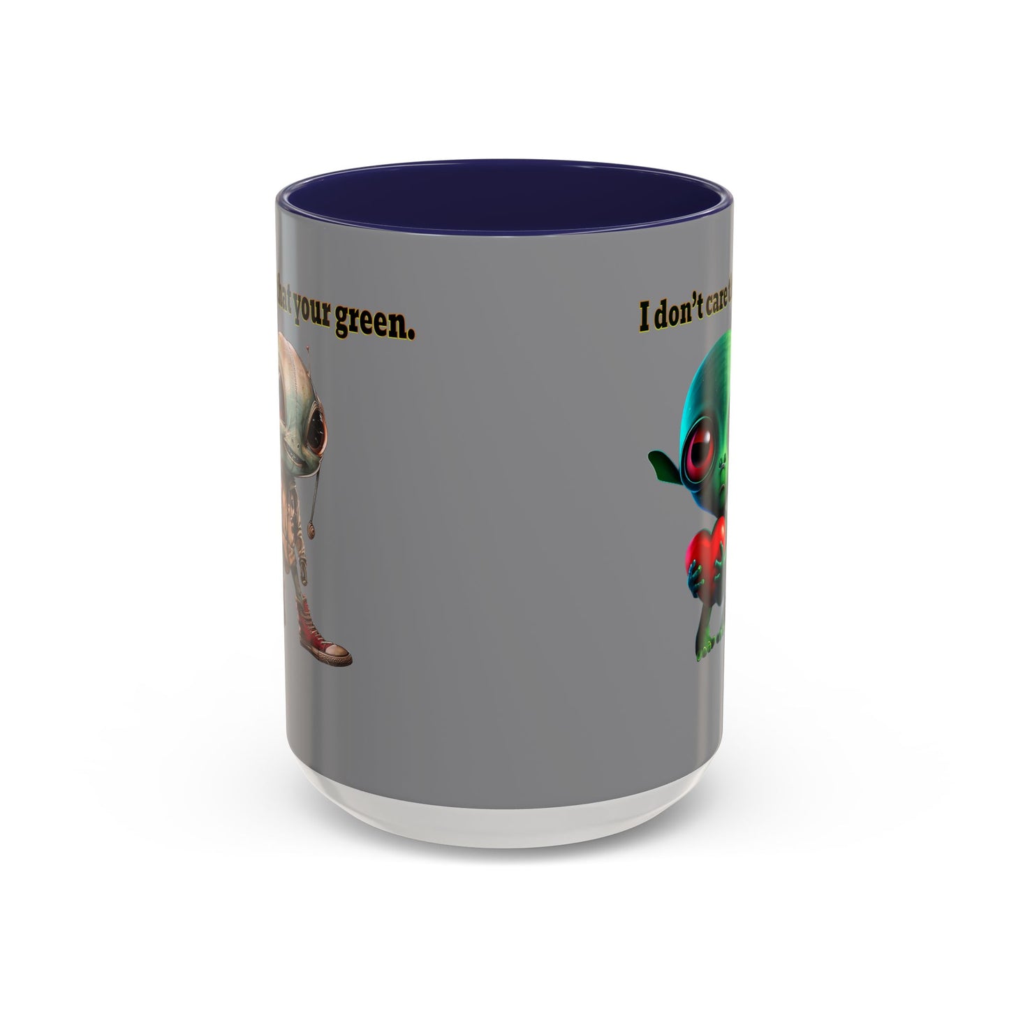 I don't care that your grey - Accent Mug (grey)
