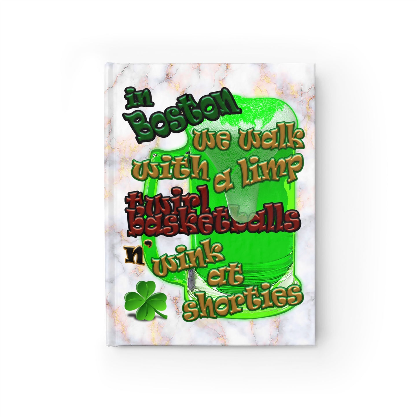 celtics logo - journal-blank (white marble)