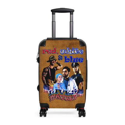 rw&b lives matter - Suitcase (brown papyrus)