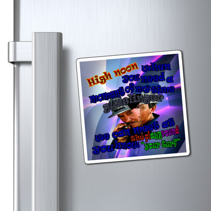 high noon - Magnets - (grey-pink wave)
