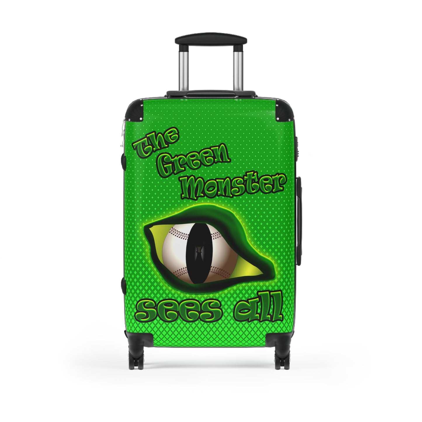 green monster - Suitcase (logo green)