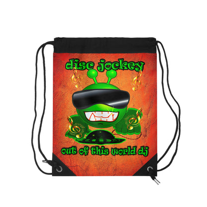 disc jockey - Drawstring Bag (burnt orange)