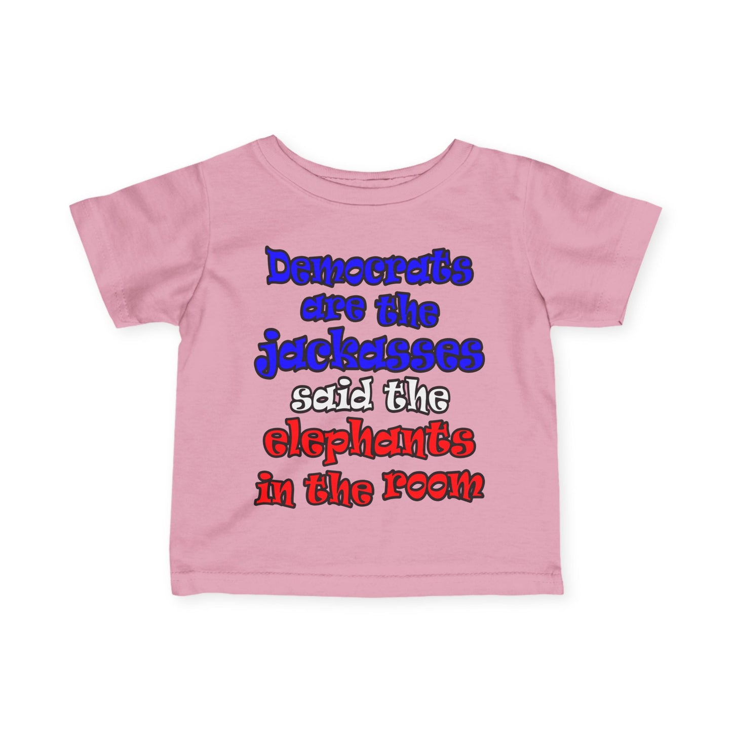 donkeys and elephants - Infant Fine Jersey Tee